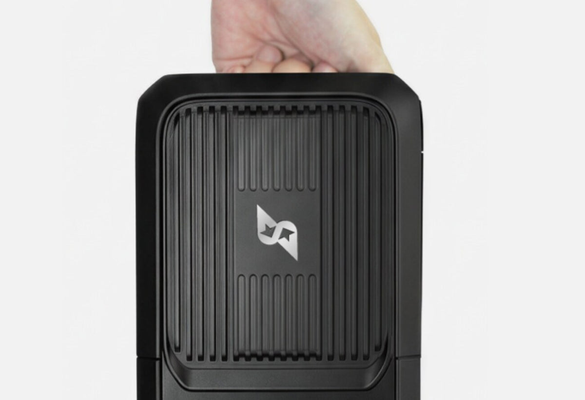 Compact. Ultra-portable. Facile à transporter.