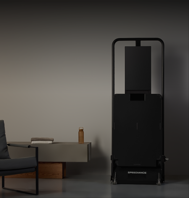 Compacte vloerruimte voor een thuisgym